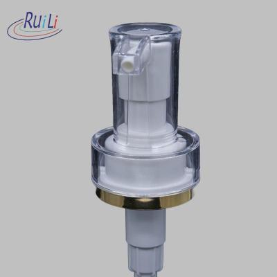 Dispenser pompa kosmetik premium dengan tutup akrilik